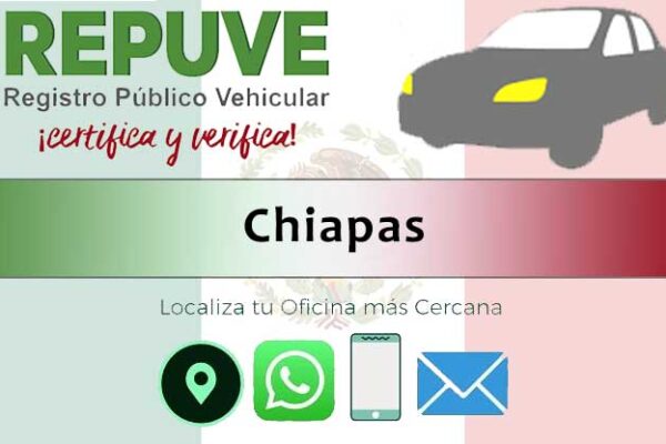 Consultar REPUVE Chiapas